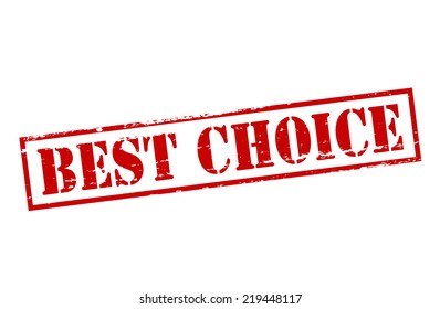 Stamp Text Best Choice Inside Vector Stock Vector (Royalty Free ...