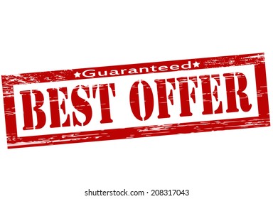 Stamp with text best seller inside, vector illustration