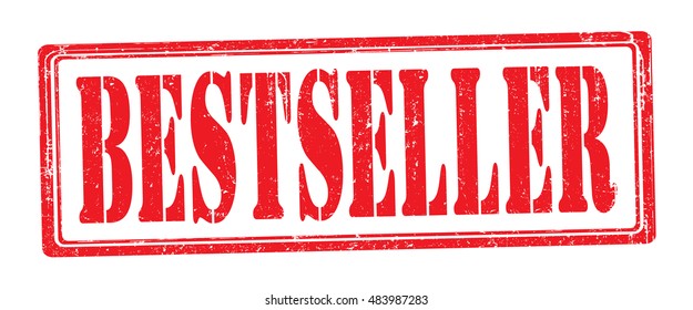 stamp with text "bestseller" isolated on white background. Vector illustration