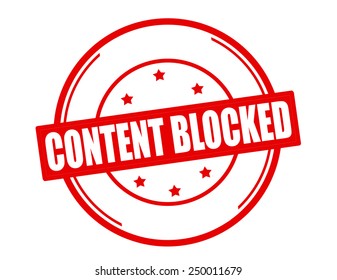 Stamp with text content blocked inside, vector illustration
