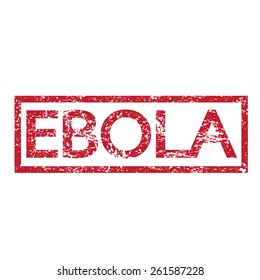 Stamp text EBOLA 