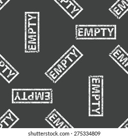 Stamp with text EMPTY repeated on grey background