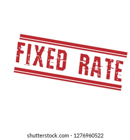 Stamp with text fixed rate inside.Designed for your web site design, logo, app, UI