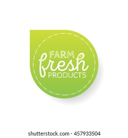 Stamp with text fresh product inside, vector illustration.