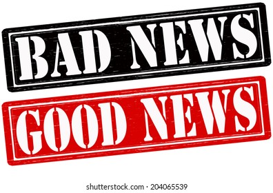 Stamp with text good news inside,vector illustration