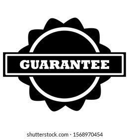 stamp with text guarantee written inside vector. vector illustration 