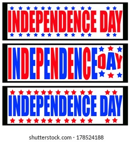 Stamp with text independence day inside, vector illustration