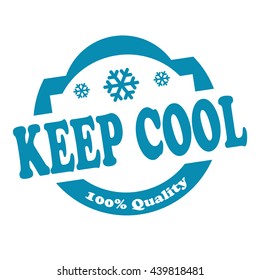 Stamp With Text Keep Cool,vector Illustration