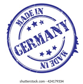 stamp with text "Made in Germany" isolated on white background. Vector illustration