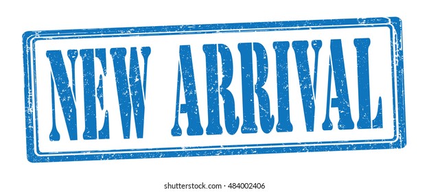 stamp with text "new arrival" isolated on white background. Vector illustration