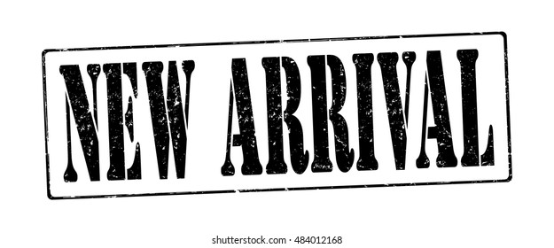stamp with text "new arrival" isolated on white background. Vector illustration
