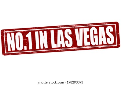 Stamp with text no one in Las Vegas inside, vector illustration