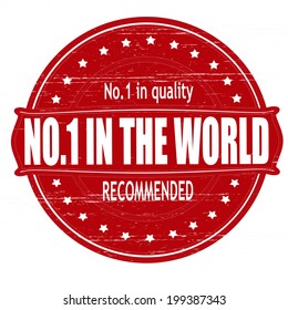 Stamp With Text No One In The World Inside, Vector Illustration 