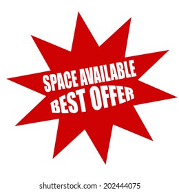 Stamp with text space available inside, vector ilustration