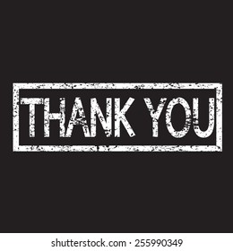  stamp text thank you