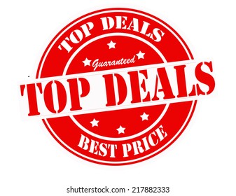 Stamp with text top deals inside, vector illustration