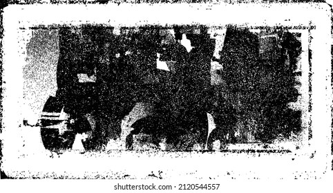 Stamp Texture . Distress Grunge background . Scratch, Grain, Noise, grange stamp . Black Spray Blot of Ink.Place texture Over any Object to Create Grungy Effect .abstract vector.