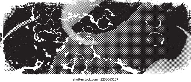Stamp Texture . Distress Grunge background . Scratch, Grain, Noise, grange stamp . Black Spray Blot of Ink.Place texture Over any Object to Create Grungy Effect .abstract vector.