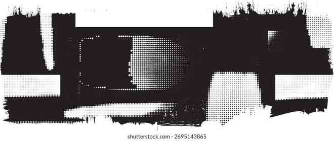 Textura do selo . Angústia Fundo Grunge . Raspadinha, Grão, Ruído, selo de granja. Preto Spray Blot de Ink.Place textura sobre qualquer objeto para criar efeito Grungy .vetor abstrato.
