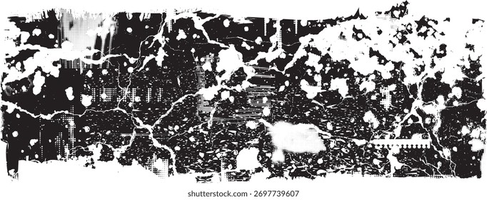 Textura do selo . Angústia Fundo Grunge . Raspadinha, Grão, Ruído, selo de granja. Preto Spray Blot de Ink.Place textura sobre qualquer objeto para criar efeito Grungy .vetor abstrato.
