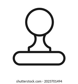 diseño de símbolo o icono de herramienta de sellado