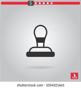 stamp vector icon