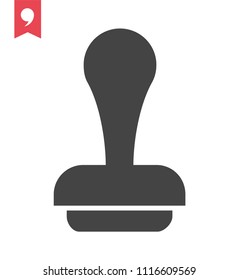 stamp vector icon