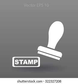 stamp vector icon