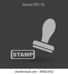 stamp vector icon