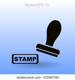 stamp vector icon