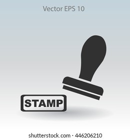 stamp vector icon