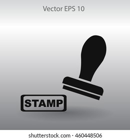 stamp vector icon