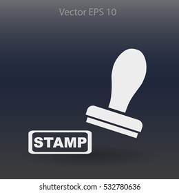 stamp vector icon