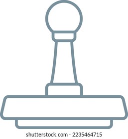 Stamp vector icon. Can be used for printing, mobile and web applications.