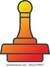 Stamp vector icon. Can be used for printing, mobile and web applications.