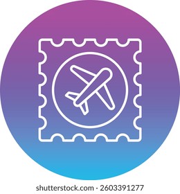 Stamp vector icon. Can be used for printing, mobile and web applications.