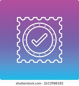 Stamp vector icon. Can be used for printing, mobile and web applications.