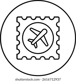 Stamp vector icon. Can be used for printing, mobile and web applications.