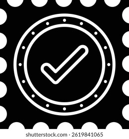 Stamp vector icon. Can be used for printing, mobile and web applications.