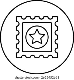 Icono de Vector de sello. Se puede utilizar para aplicaciones de impresión, móviles y de Web.
