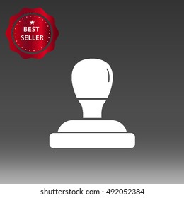 Stamp Vector Icon Illustration