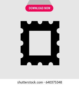 Stamp Vector Icon, The rubber stamp symbol. Simple, modern flat vector illustration for mobile app, website or desktop app 