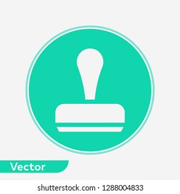 Stamp vector icon sign symbol