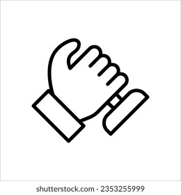 Símbolo de símbolo del icono del vector de marca en fondo blanco