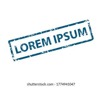 stamp vector texture. Rubber cliche imprint. Web or print design element for sign, sticker, label