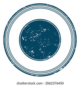 Stamp. Whites grunge texture on the stamp. Vector illustration