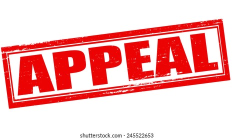 Stamp with word appeal inside, vector illustration