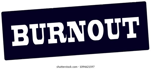 Stamp with word burnout inside, vector illustration