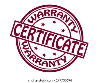 Stamp with word certificate inside,vector illustration
