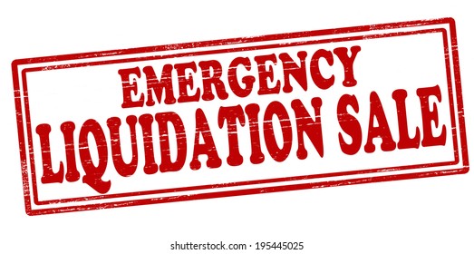 Stamp with word emergency inside, vector illustration